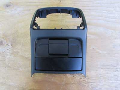 Audi OEM A4 B8 Rear Center Console Trim Panel Cover w/ Cubby Storage Tray and Lighter 8K0864376 2009 2010 2011 2012 S4